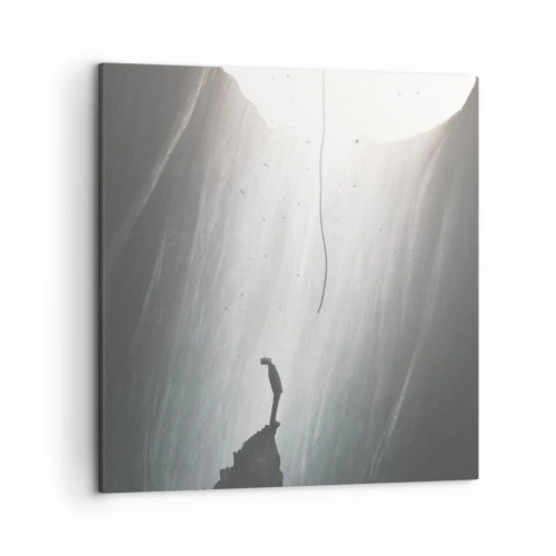 Quadro em tela - Sempre há uma saída - 50x50 cm