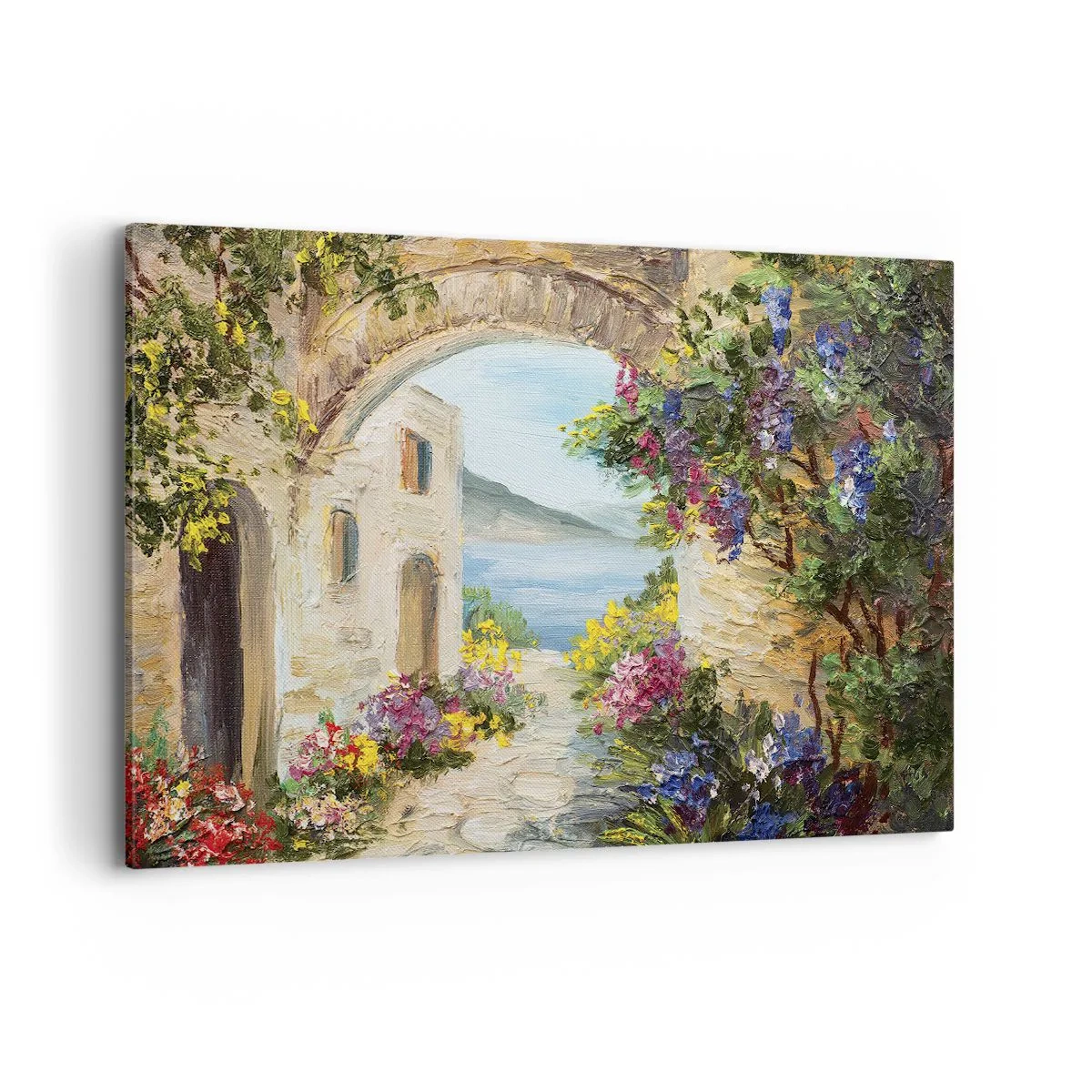 Quadro em tela - O encanto da província costeira - 120x80 cm