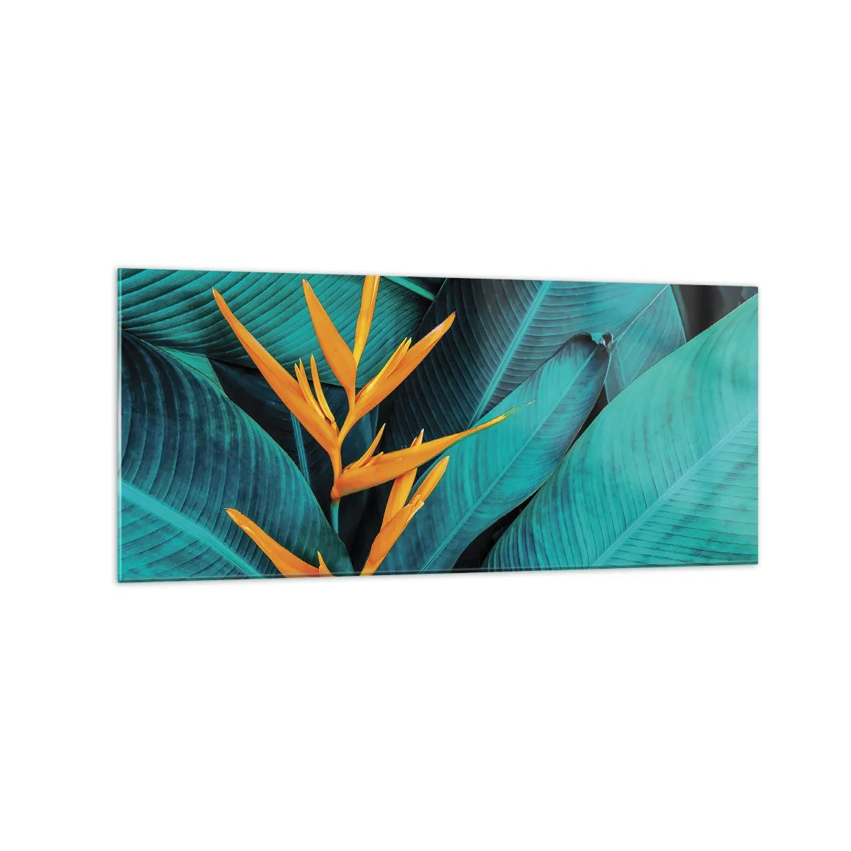 Quadro em vidro - Flor do Éden - 120x50 cm