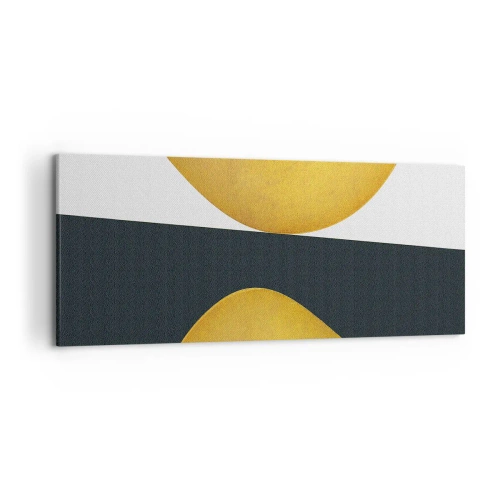 Quadro em tela - Primeiro: ouro - 120x50 cm