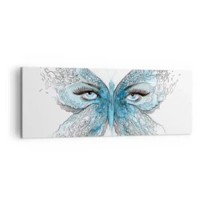 Quadro em tela - Borboleta eros - 140x50 cm