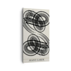 Quadro em tela - Saiu espontaneamente - 65x120 cm