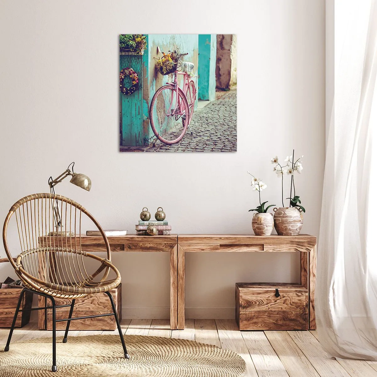 Quadro em tela - Volto logo - 50x50 cm