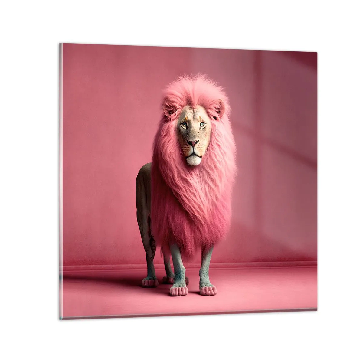 Quadro em vidro - Não tens mais medo - 70x70 cm