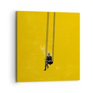 Quadro em tela - Dia como todos os dias - 70x70 cm