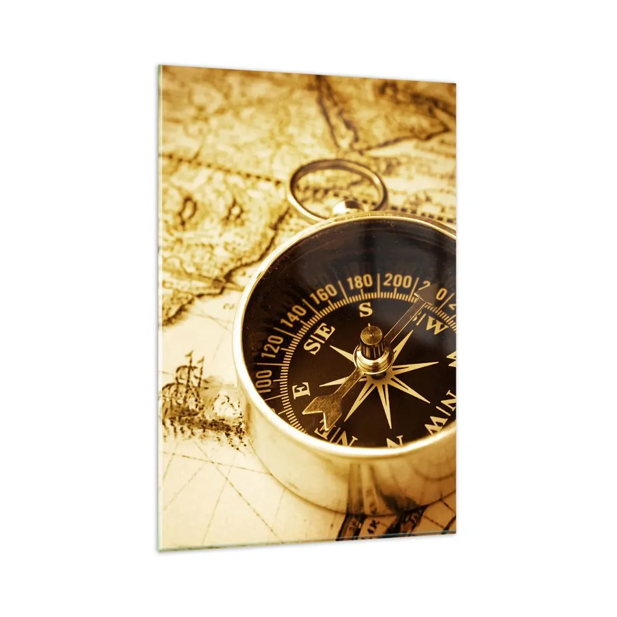 Quadro em vidro - Oriente ou Ocidente? - 80x120 cm