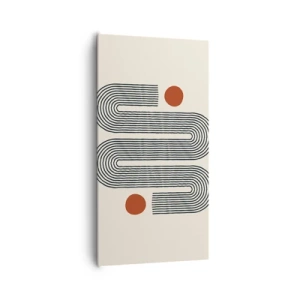 Quadro em tela - Do início ao fim - 65x120 cm