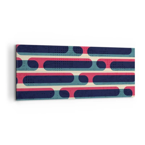 Quadro em tela - Avançado e profundo - 100x40 cm