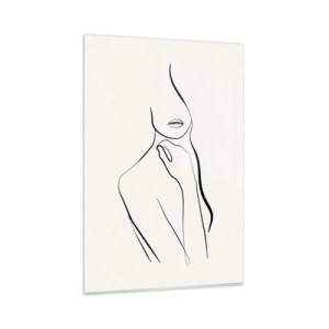 Quadro em vidro - Uma onda de melancolia - 80x120 cm