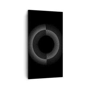 Quadro em tela - Sol preto - 45x80 cm