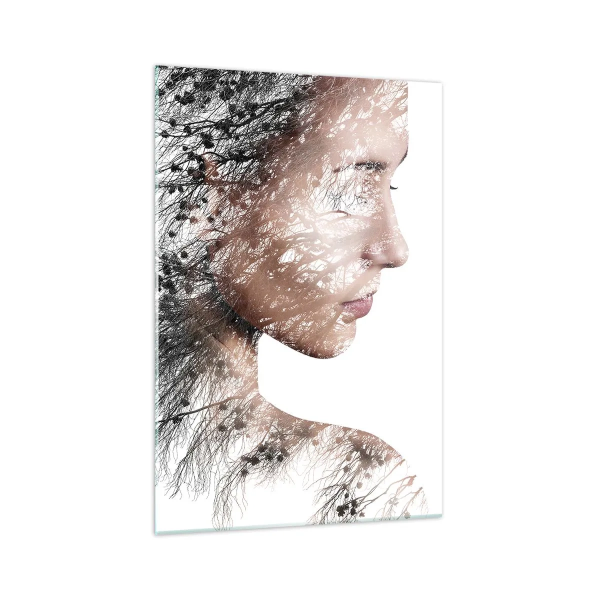 Quadro em vidro - Espírito da floresta - 70x100 cm