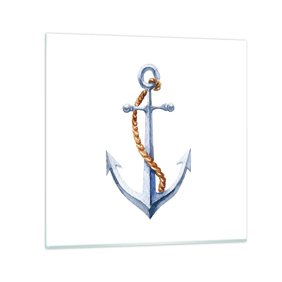 Quadro em vidro - Ahoy aventura! - 30x30 cm