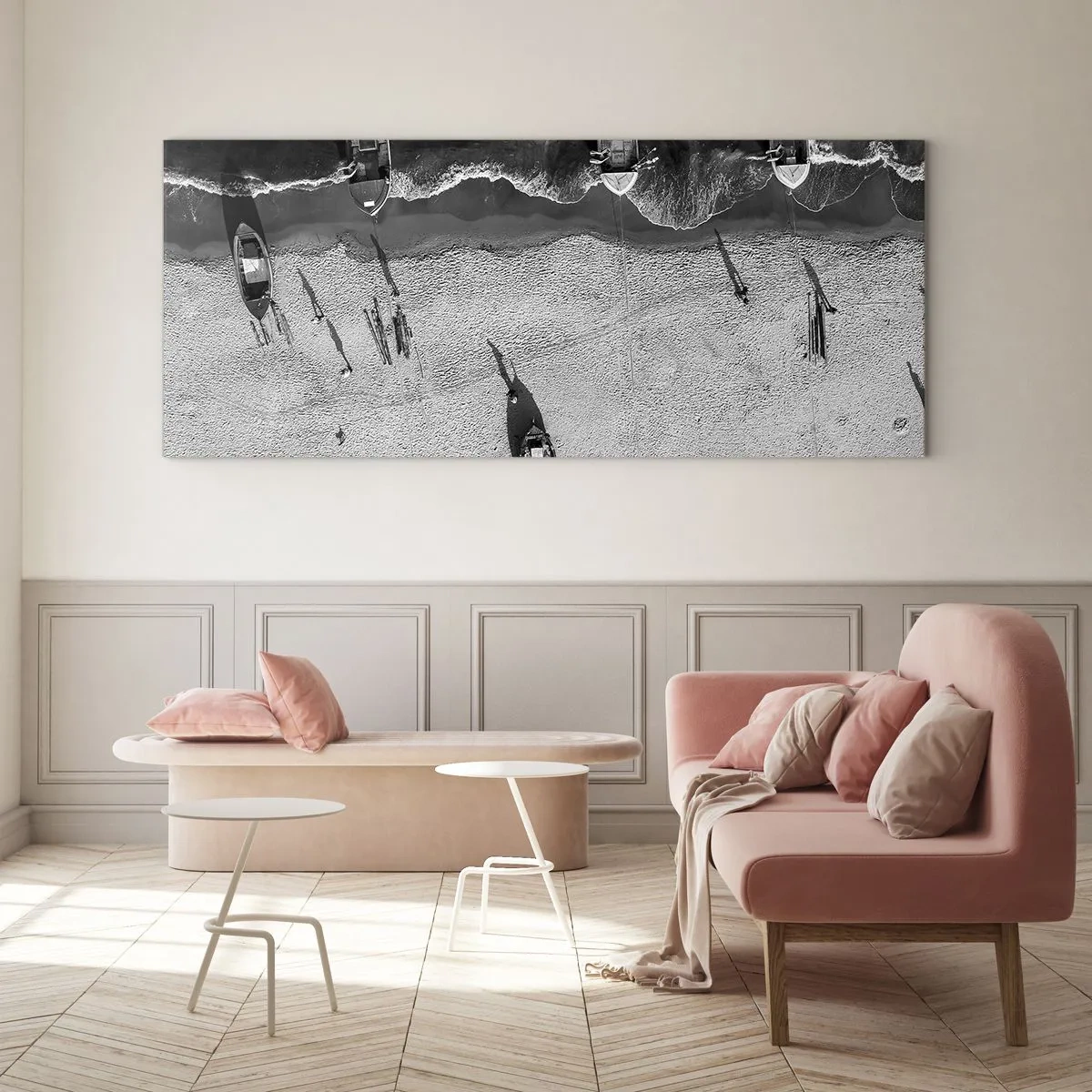 Quadro em vidro - Ainda na costa… - 140x50 cm