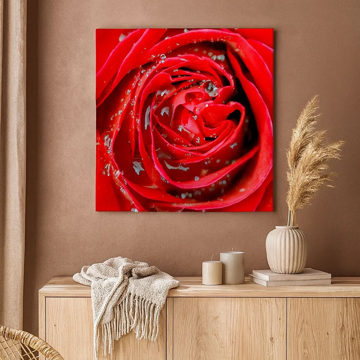 Quadro em tela - Em gotas de orvalho - 30x30 cm