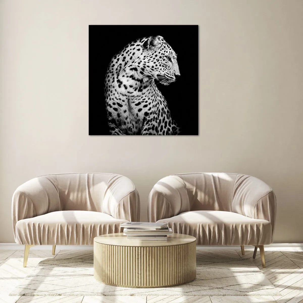 Quadro em vidro - Perfil direito perfeito! - 70x70 cm