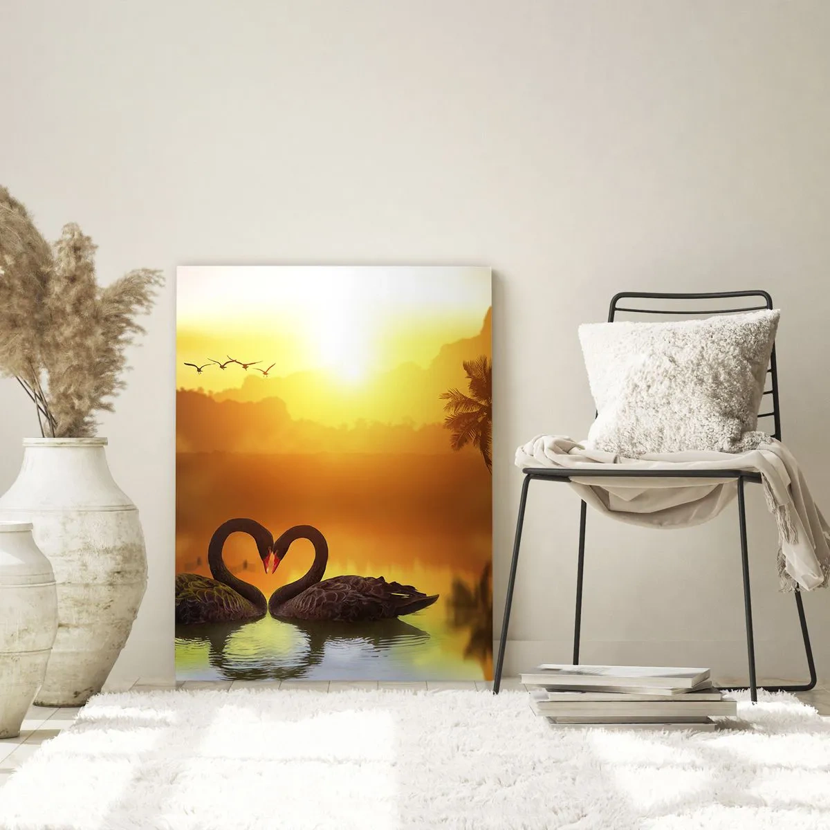 Quadro em vidro - Tudo para o casal - 50x70 cm