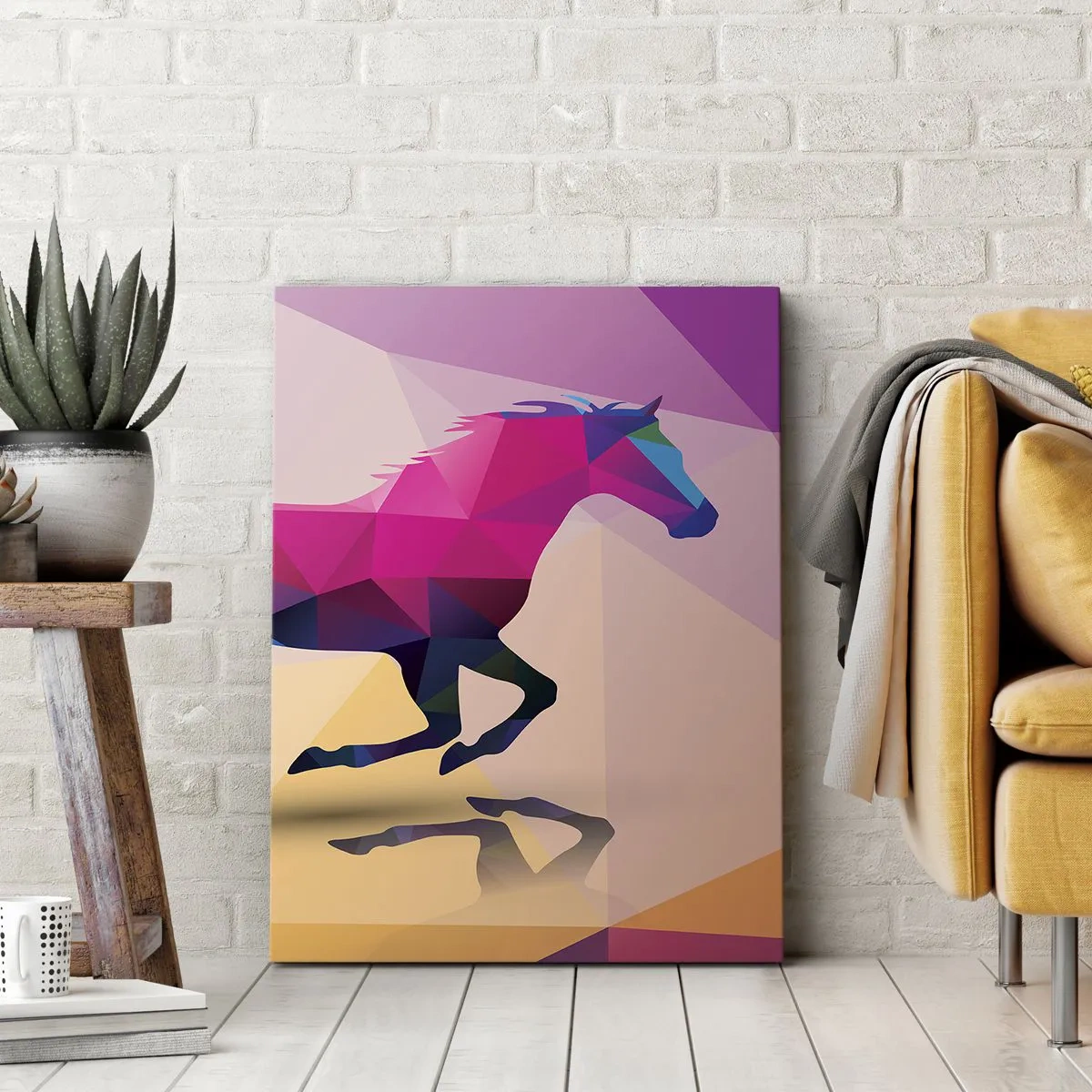 Quadro em tela - O cubismo ainda vive - 55x100 cm