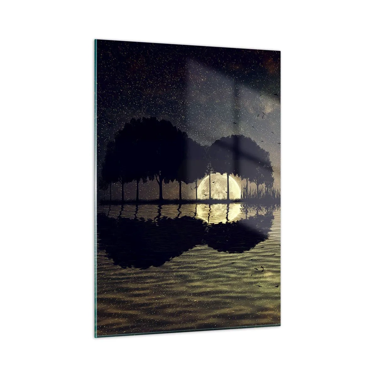 Quadro em vidro - Uma noite no Fim do Mundo - 50x70 cm