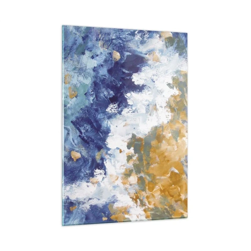 Quadro em vidro - Dança dos elementos - 50x70 cm