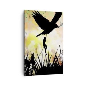 Quadro em tela - Ambiente de conto de fadas - 80x120 cm