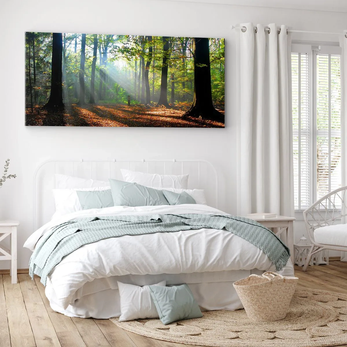 Quadro em tela - Luzes e sombras - 120x50 cm