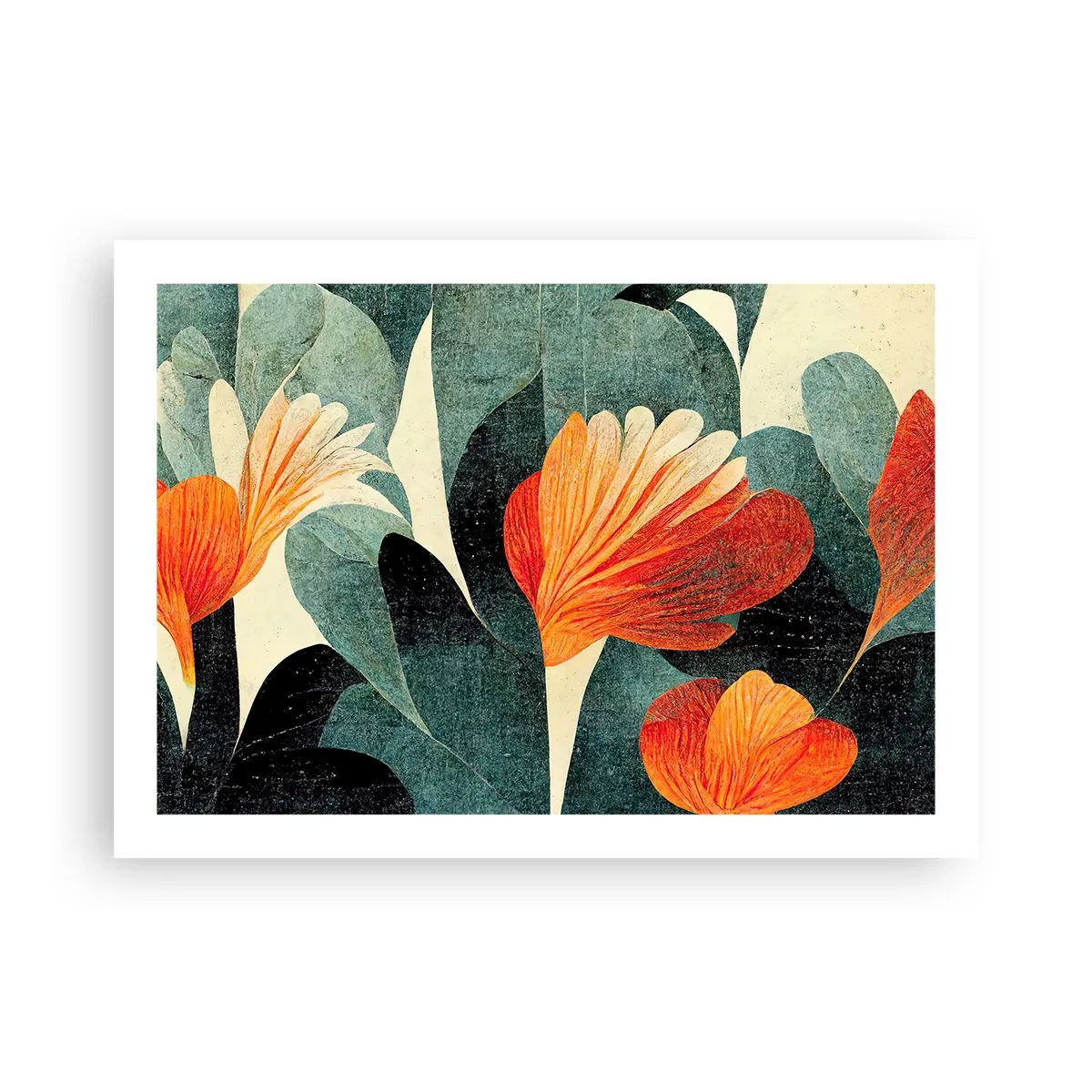 Pôster - O calor dos trópicos e o frescor da vegetação - 70x50 cm