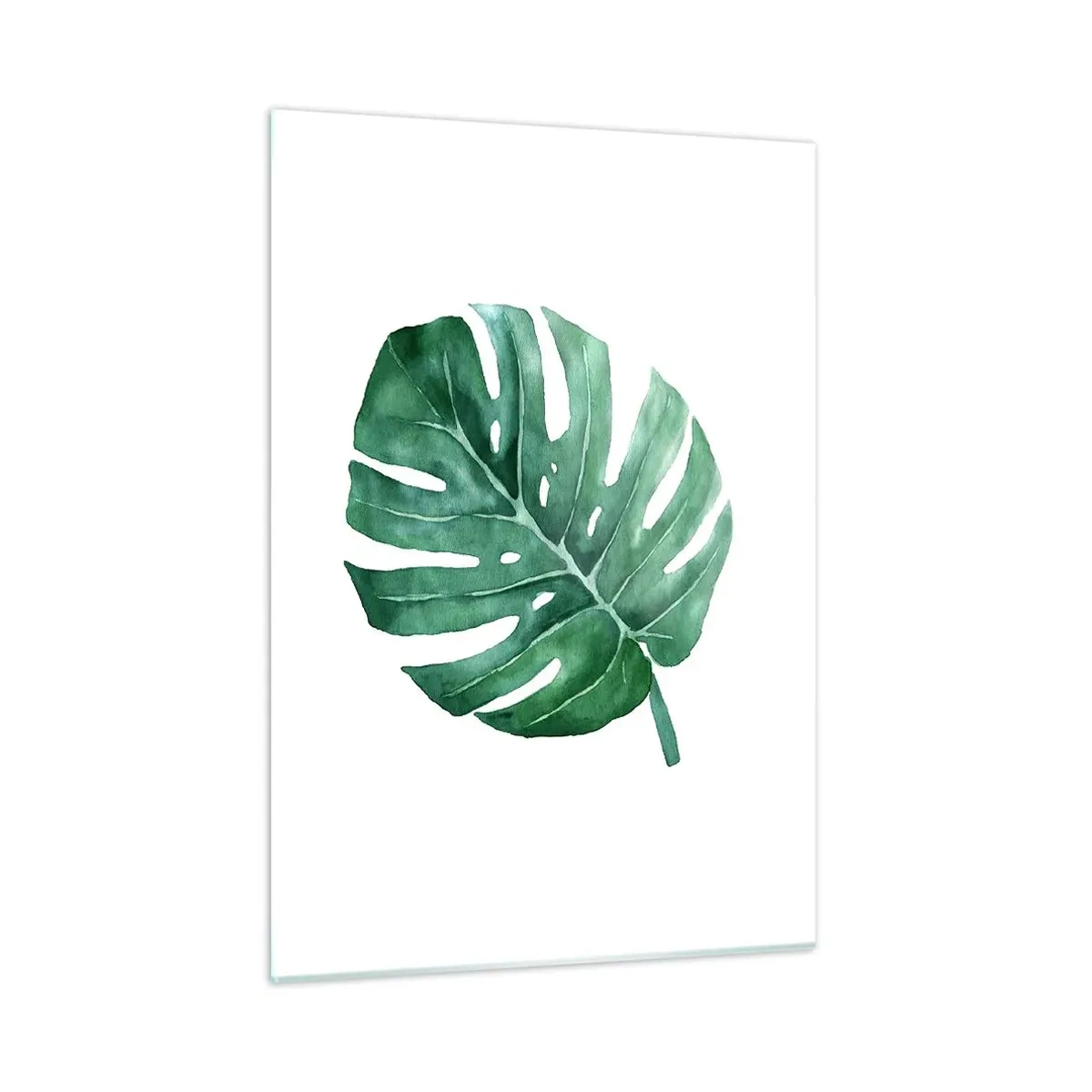 Quadro em vidro - Conceito verde - 50x70 cm