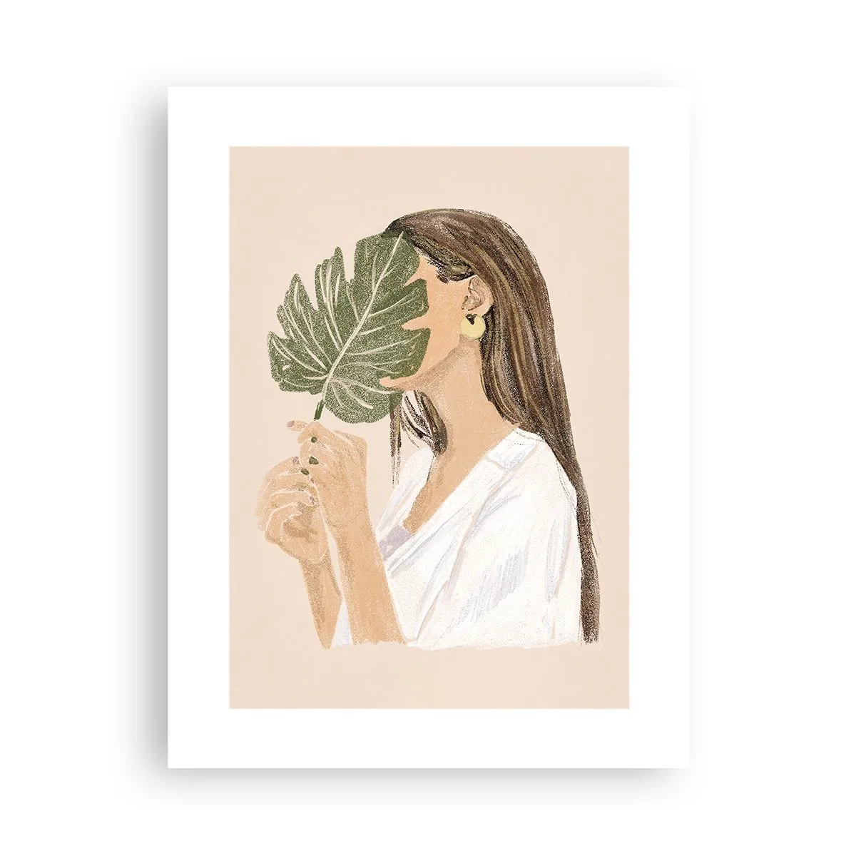 Pôster - Retrato misterioso com uma adepta - 30x40 cm