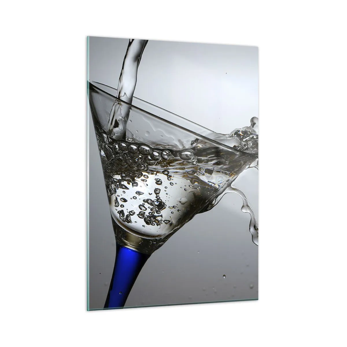 Quadro em vidro - Água cristalina em vidro cristal - 50x70 cm