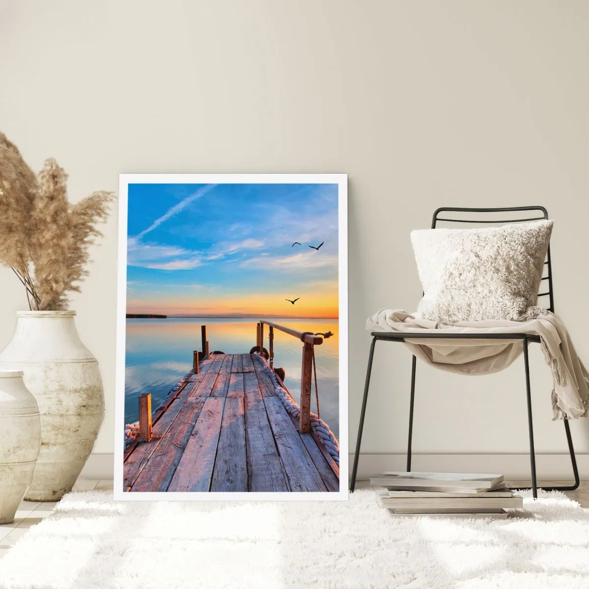 Pôster - Caminhando em direção ao sol - 70x100 cm