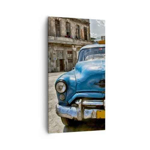 Quadro em tela - O antigo é lindo - 55x100 cm
