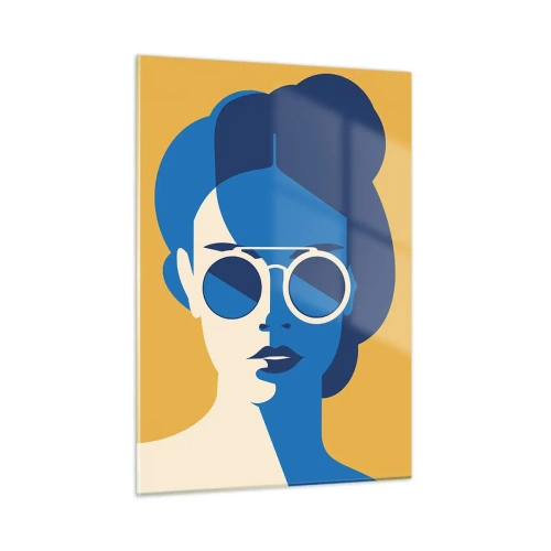 Quadro em vidro - Look de férias - 50x70 cm