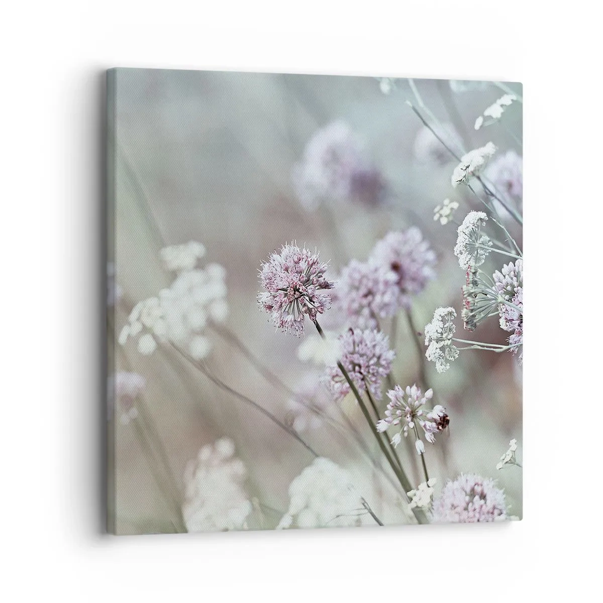 Quadro em tela - Doce delicadeza das ervas - 30x30 cm