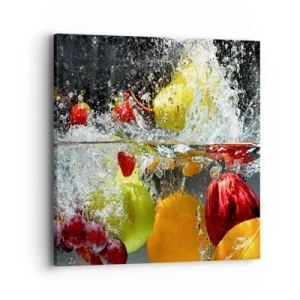 Quadro em tela - Refresco de frutas - 40x40 cm