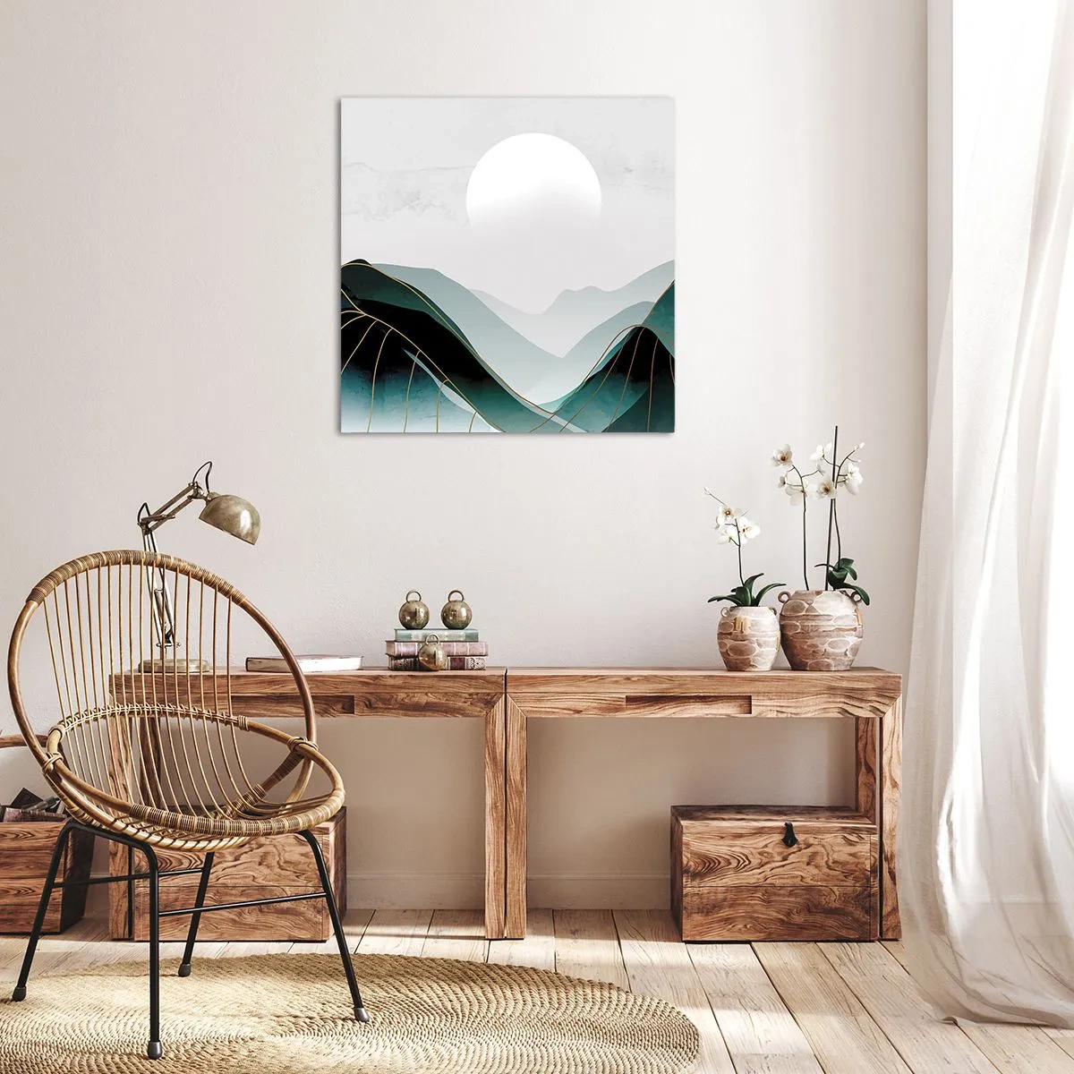 Quadro em tela - Em plena majestade - 30x30 cm