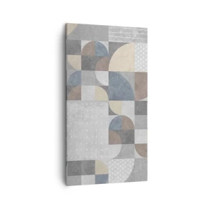 Quadro em tela - Fantasia cerâmica - 45x80 cm