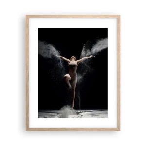 Pôster com moldura de carvalho claro - Os elfos existem - 40x50 cm