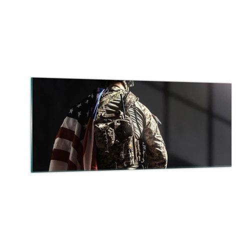 Quadro em vidro - É por isso  - 100x40 cm