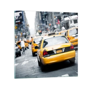 Quadro em vidro - Apenas nesta cidade - 60x60 cm