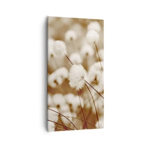 Quadro em tela - Campos felpudos - 55x100 cm