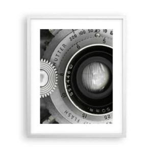 Pôster em moldura branca - Uma história sobre Hollywood - 40x50 cm