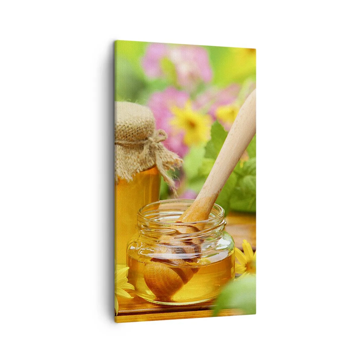 Quadro em tela - Doce e floral - 45x80 cm