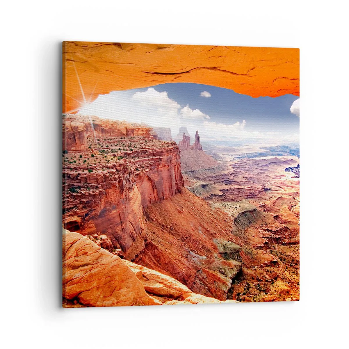 Quadro em tela - Esculpido pela própria natureza - 70x70 cm