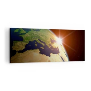 Quadro em tela - Nascer do Sol - 120x50 cm