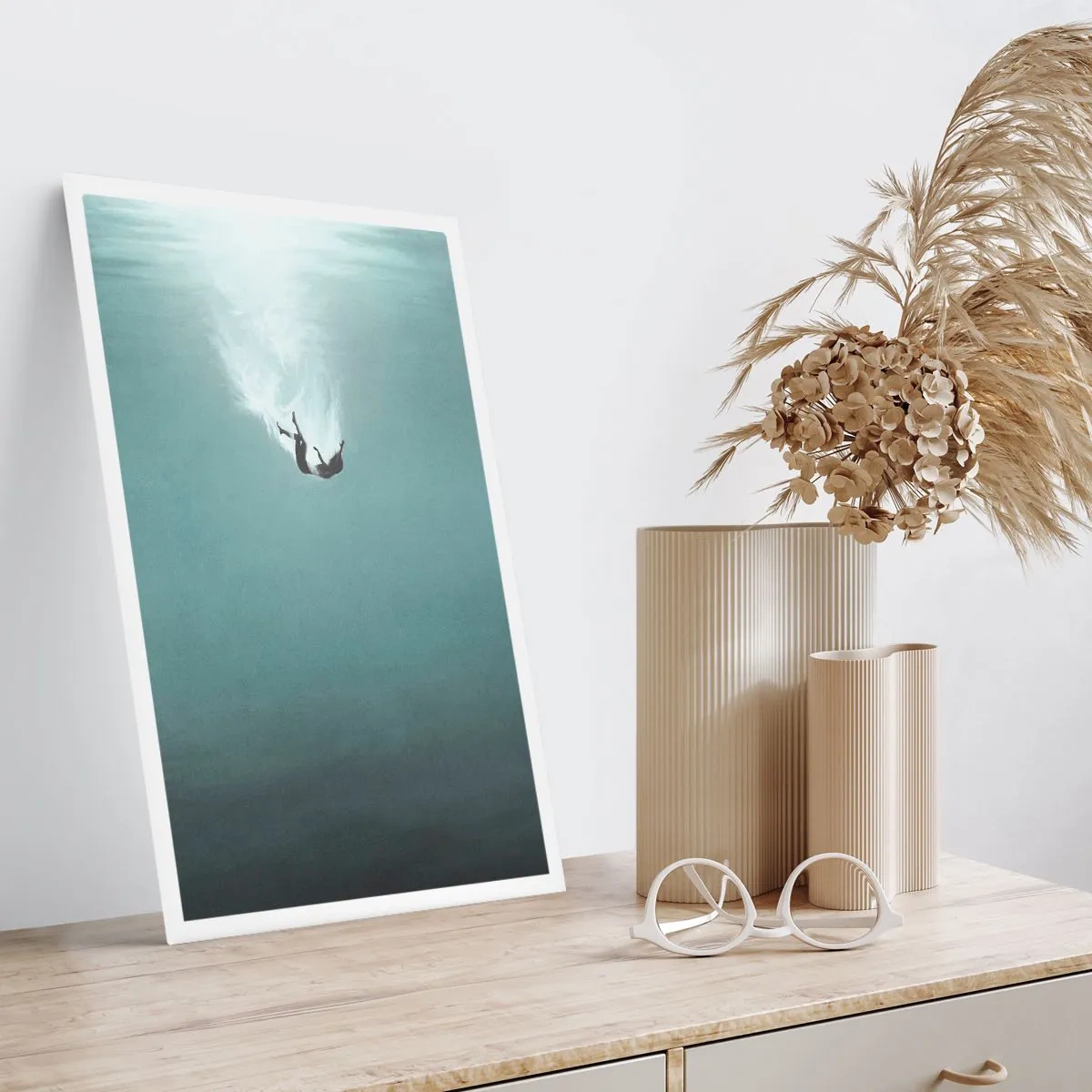 Pôster - Nos braços do oceano - 50x70 cm