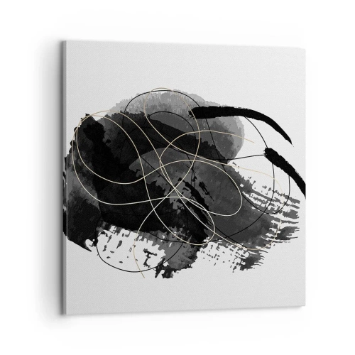 Quadro em tela - Emergido do preto - 60x60 cm