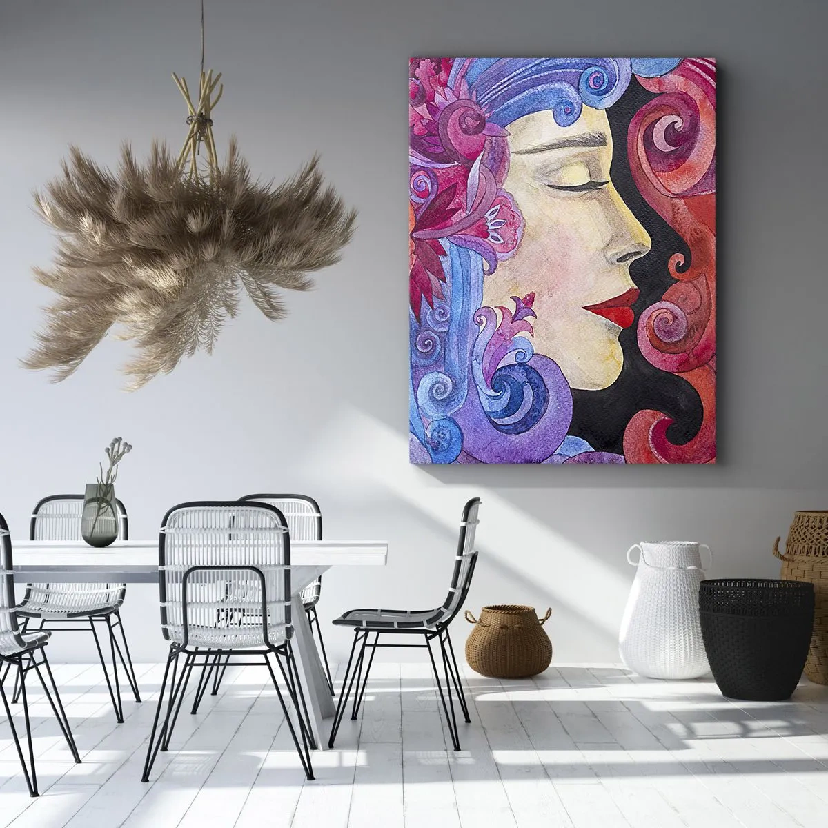 Quadro em tela - Secessão ainda viva - 50x70 cm