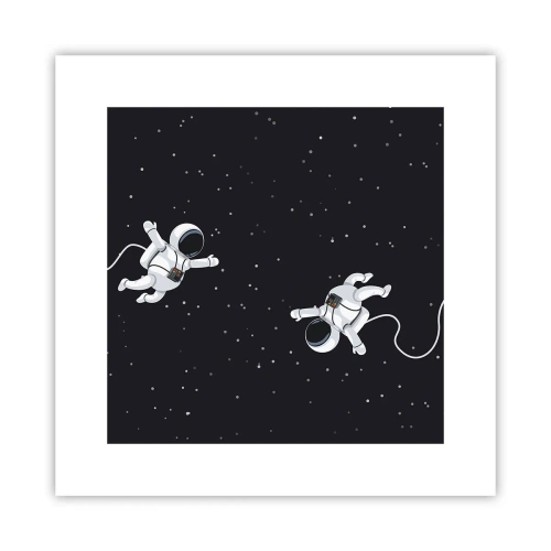 Pôster - Emaranhado Cósmico - 30x30 cm
