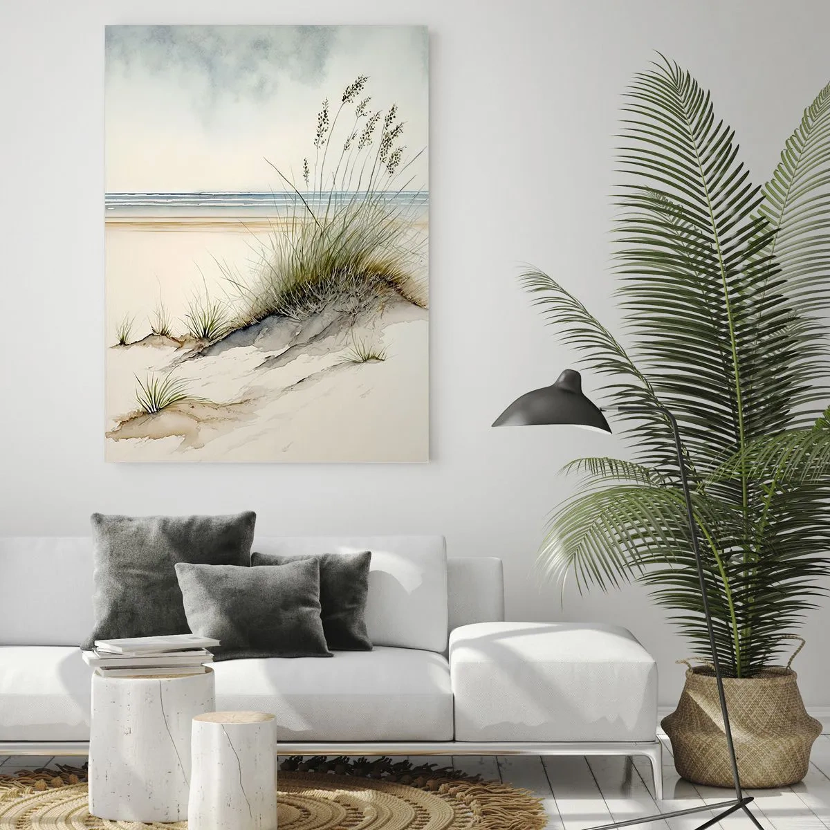 Quadro em vidro - Mimado pelo vento - 50x70 cm