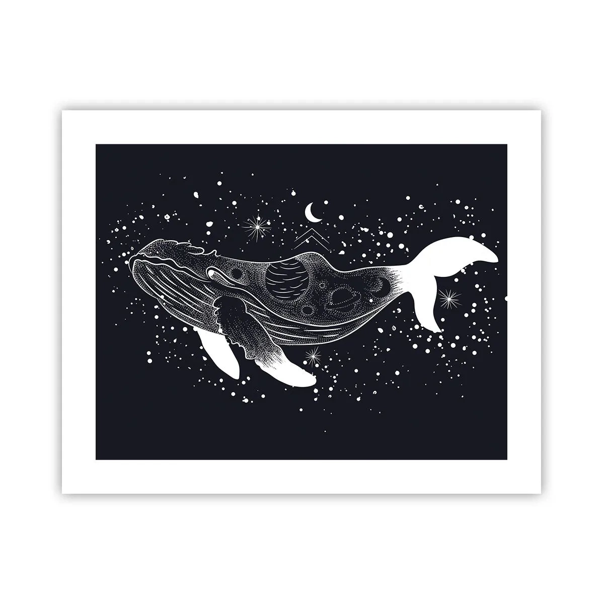 Pôster - No oceano do universo - 50x40 cm